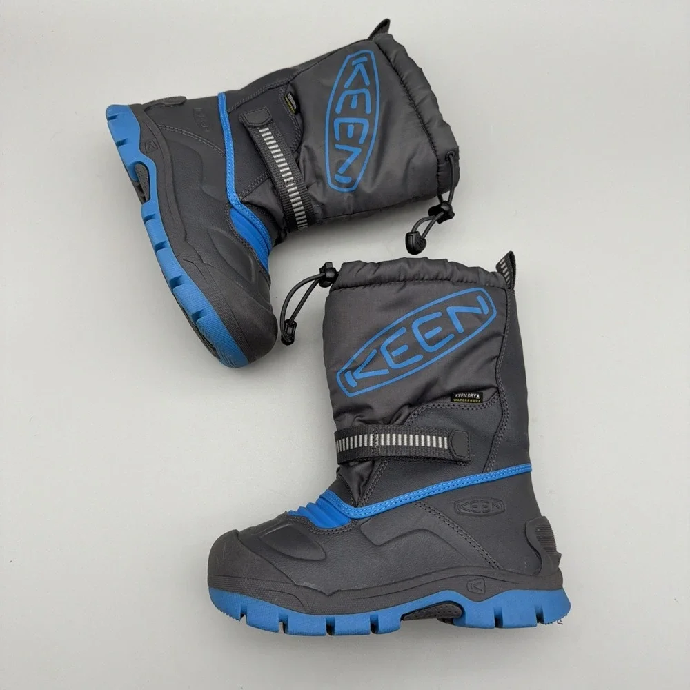 Keen Kid Snowboots Troll Pac Boots Boys Size 11 Insulated Waterproof Child